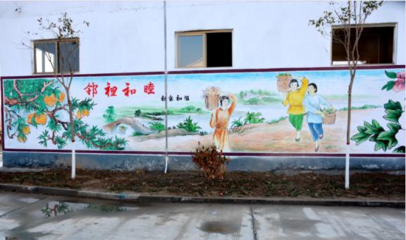 富民乡镇文化墙 乡风文明焕发新活力