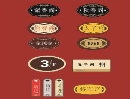 富民门牌设计制作三要素。