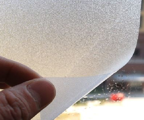 富民玻璃门外面粘广告用什么材料好？